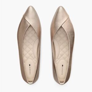 Birdies - THE GOLDFINCH in Gold Leather in Size 12 - NWT